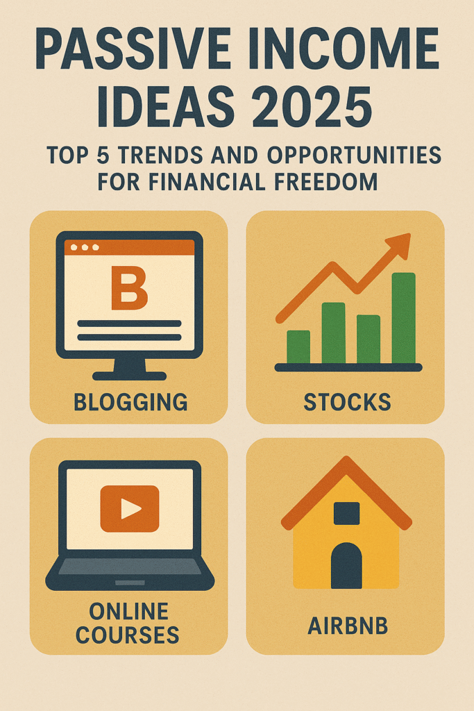 🚀 Passive Income Ideas 2025: Top 5 Trends and Opportunities for Financial Freedom